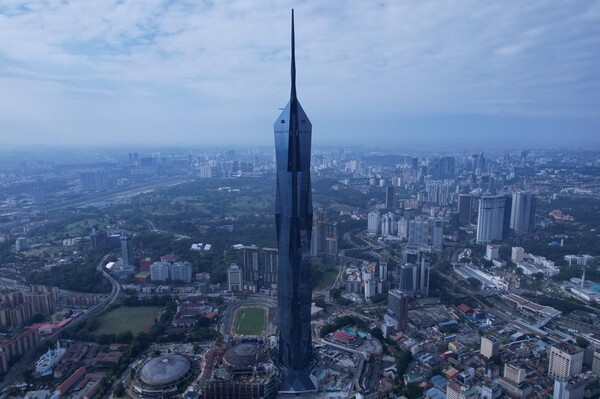 삼성물산이 말레이시아 쿠알라룸푸르에 지은 세계 2위 높이 건물 '메르데카 118'. 사진=삼성물산